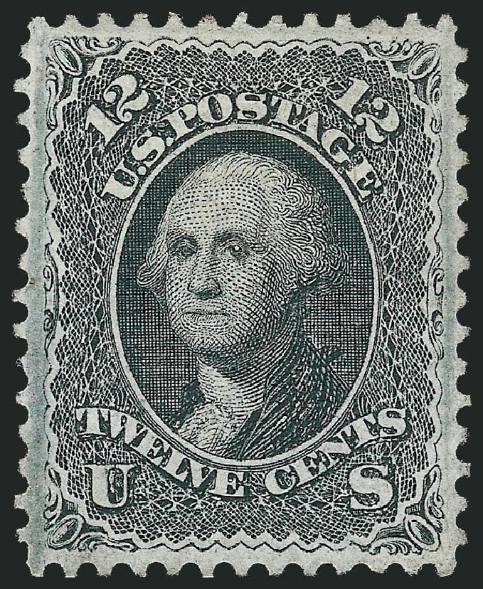 Cost of US Stamp Scott Cat. # 97: 12c 1868 Washington Grill. Robert Siegel Auction Galleries, Mar 2012, Sale 1021, Lot 265