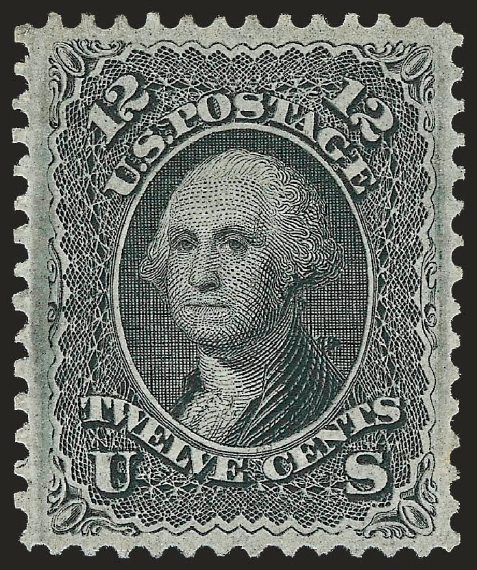 Cost of US Stamps Scott Cat. # 97 - 12c 1868 Washington Grill. Robert Siegel Auction Galleries, Jun 2009, Sale 975, Lot 1313