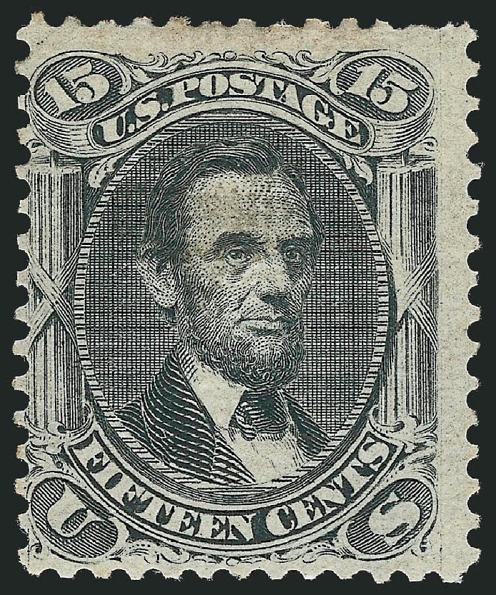 US Stamp Value Scott #97 - 12c 1868 Washington Grill. Robert Siegel Auction Galleries, Dec 2012, Sale 1037, Lot 1616
