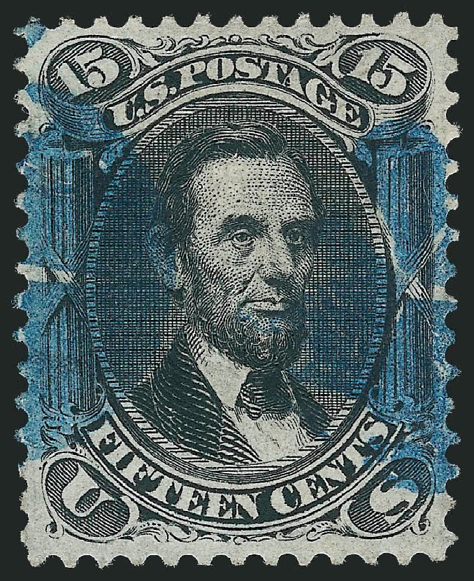 Prices of US Stamp Scott Catalog # 98: 1868 15c Lincoln Grill. Robert Siegel Auction Galleries, Mar 2011, Sale 1007, Lot 2247
