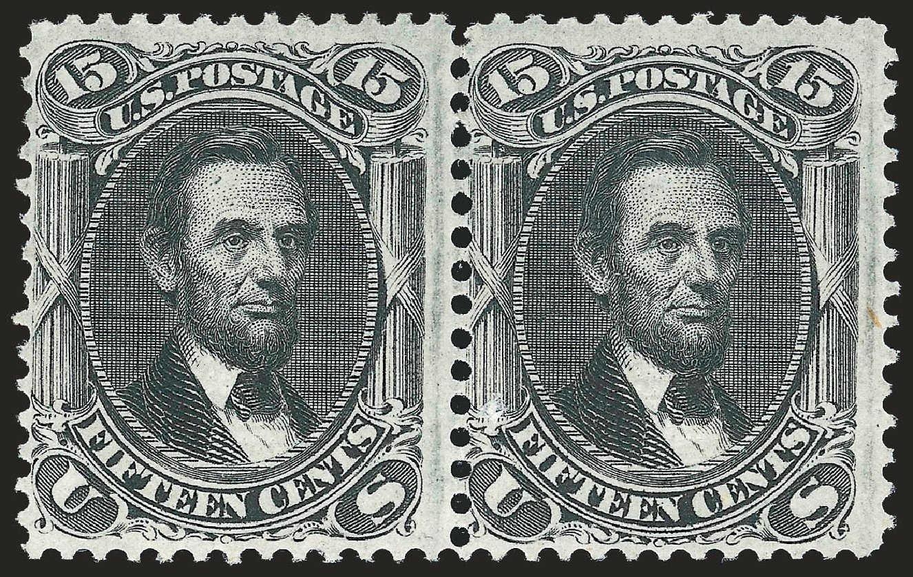 US Stamps Prices Scott Catalogue #98: 15c 1868 Lincoln Grill. Robert Siegel Auction Galleries, Dec 2009, Sale 982, Lot 5279