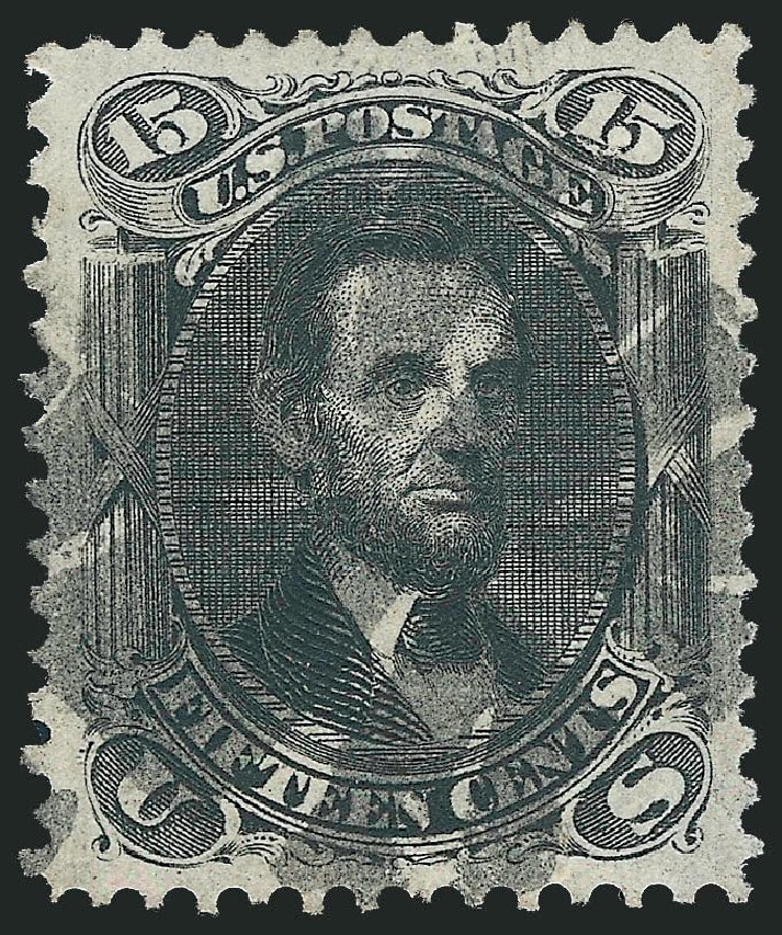 Costs of US Stamps Scott 98 - 15c 1868 Lincoln Grill. Robert Siegel Auction Galleries, Apr 2014, Sale 1068, Lot 114