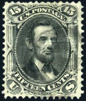 Cost of US Stamp Scott Catalog # 98: 15c 1868 Lincoln Grill. Harmer-Schau Auction Galleries, Mar 2011, Sale 89, Lot 146