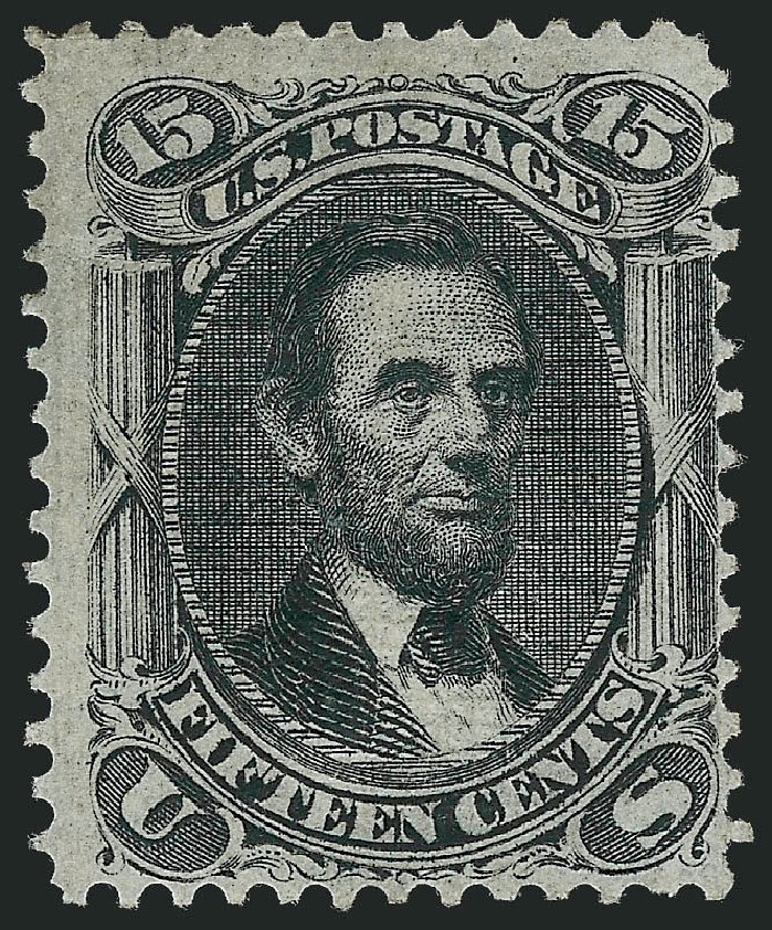 Prices of US Stamps Scott # 98 - 1868 15c Lincoln Grill. Robert Siegel Auction Galleries, Mar 2011, Sale 1007, Lot 2246