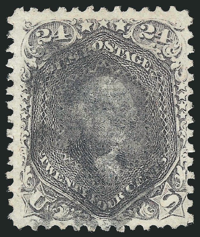 Prices of US Stamp Scott Catalogue #99: 1869 24c Washington Grill. Robert Siegel Auction Galleries, Oct 2011, Sale 1014, Lot 1257