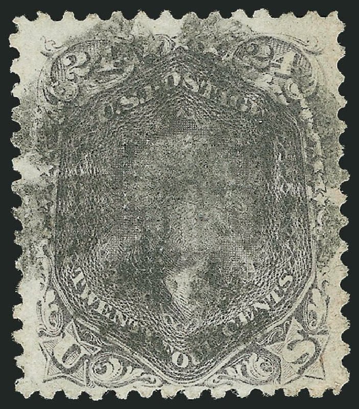 Price of US Stamp Scott Catalogue #99 - 24c 1869 Washington Grill. Robert Siegel Auction Galleries, Jul 2014, Sale 1077, Lot 107