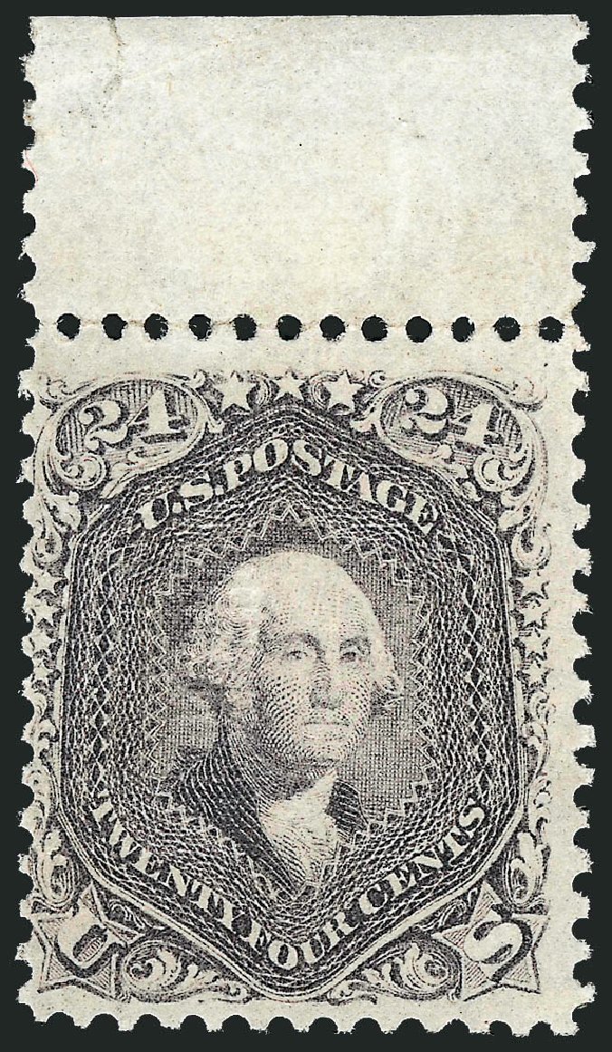 US Stamp Prices Scott Catalog #99 - 1869 24c Washington Grill. Robert Siegel Auction Galleries, Oct 2010, Sale 997, Lot 5407