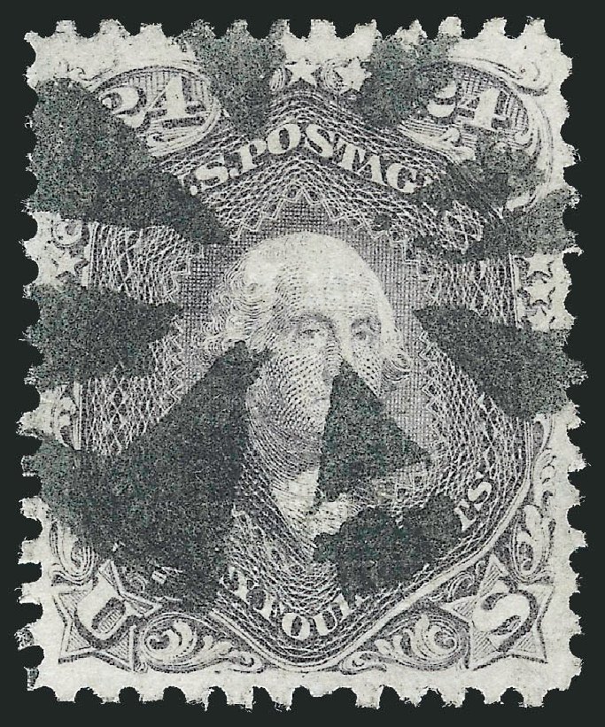 US Stamp Price Scott Catalogue #99: 24c 1869 Washington Grill. Robert Siegel Auction Galleries, Nov 2012, Sale 1034, Lot 110