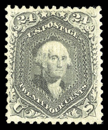 US Stamp Value Scott Cat. #99 - 24c 1869 Washington Grill. Matthew Bennett International, Sep 2012, Sale 345, Lot 131