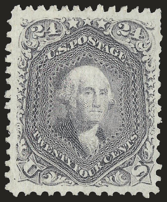 Price of US Stamps Scott Catalog # 99: 24c 1869 Washington Grill. Robert Siegel Auction Galleries, Jun 2010, Sale 992, Lot 2161