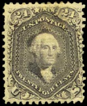 Costs of US Stamp Scott Catalog #99: 24c 1869 Washington Grill. Harmer-Schau Auction Galleries, Feb 2012, Sale 92, Lot 904