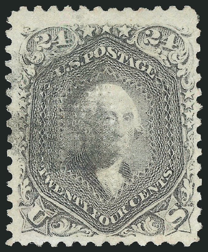 Price of US Stamp Scott Catalogue #99: 1869 24c Washington Grill. Robert Siegel Auction Galleries, Oct 2012, Sale 1033, Lot 4054