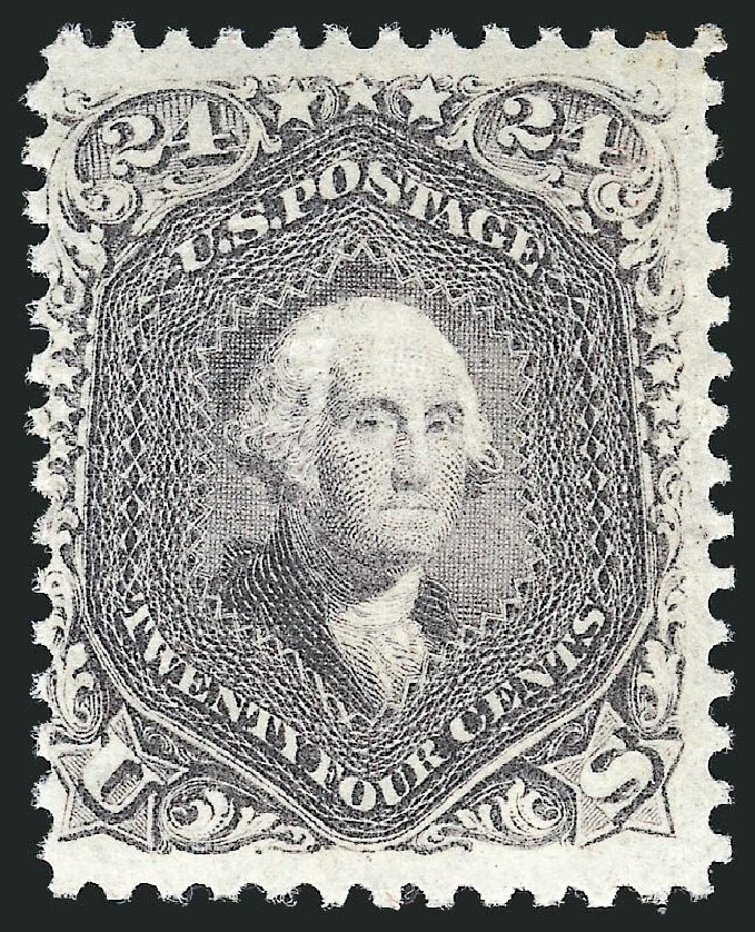 Costs of US Stamp Scott Cat. #99 - 1869 24c Washington Grill. Robert Siegel Auction Galleries, Mar 2013, Sale 1040, Lot 1344