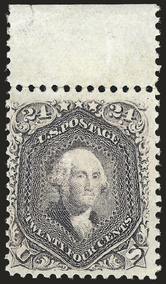 Cost of US Stamp Scott Catalog 99 - 24c 1869 Washington Grill. Robert Siegel Auction Galleries, Oct 2008, Sale 963, Lot 605