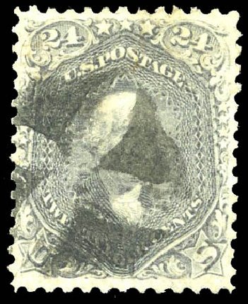 US Stamp Price Scott Catalogue # 99 - 1869 24c Washington Grill. Matthew Bennett International, Feb 2015, Sale 351, Lot 83