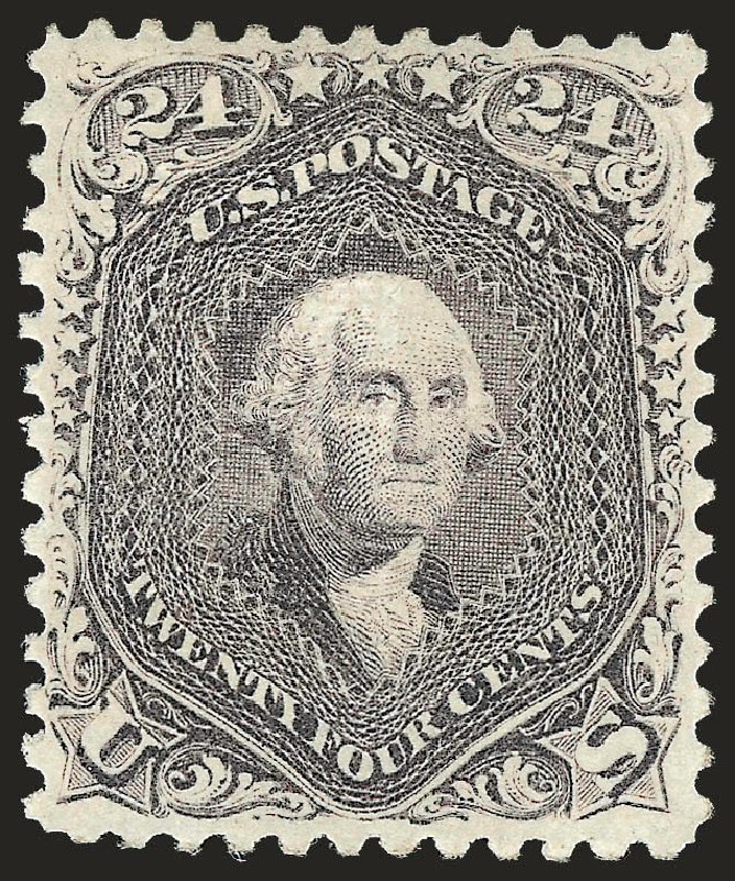 Prices of US Stamp Scott # 99: 24c 1869 Washington Grill. Robert Siegel Auction Galleries, Jan 2009, Sale 968, Lot 126