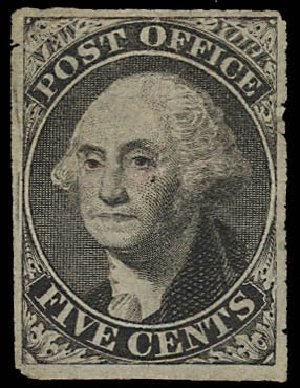 Cost of US Stamp Scott Catalog 9X1 - 5c 1846 New York Postmasters Provisional. Daniel Kelleher Auctions, Aug 2012, Sale 631, Lot 637