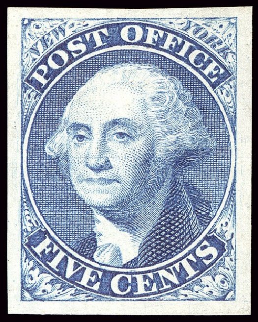 Prices of US Stamps Scott 9X1: 1846 5c New York Postmasters Provisional. Spink Shreves Galleries, Jan 2014, Sale 146, Lot 120