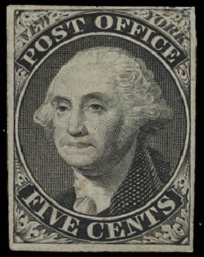Value of US Stamp Scott #9X1: 1846 5c New York Postmasters Provisional. Daniel Kelleher Auctions, Aug 2012, Sale 631, Lot 634