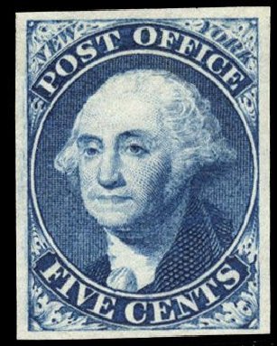 US Stamps Prices Scott Catalog # 9X1: 1846 5c New York Postmasters Provisional. Cherrystone Auctions, Mar 2008, Sale 200803, Lot 5