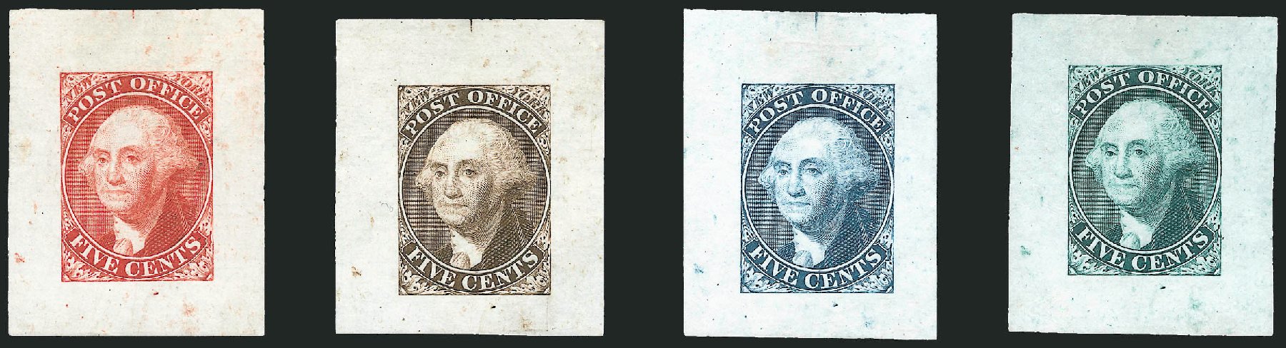 US Stamp Values Scott Catalogue #9X1: 1846 5c New York Postmasters Provisional. Robert Siegel Auction Galleries, Dec 2010, Sale 999, Lot 515