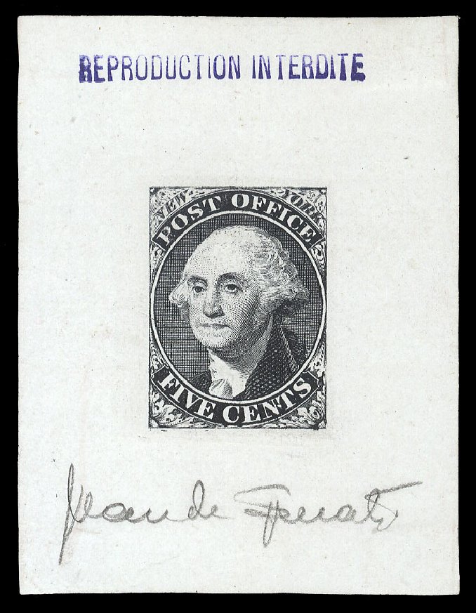 US Stamp Price Scott Catalogue #9X1 - 1846 5c New York Postmasters Provisional. Cherrystone Auctions, Jul 2009, Sale 200907, Lot 102
