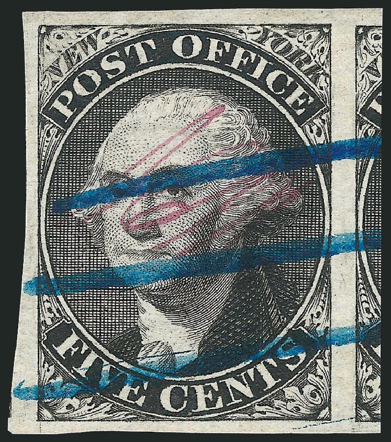 Price of US Stamp Scott Cat. #9X1 - 1846 5c New York Postmasters Provisional. Robert Siegel Auction Galleries, Dec 2010, Sale 999, Lot 532