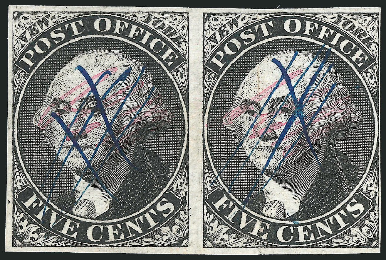 Cost of US Stamp Scott Cat. #9X1: 5c 1846 New York Postmasters Provisional. Robert Siegel Auction Galleries, Dec 2010, Sale 999, Lot 556