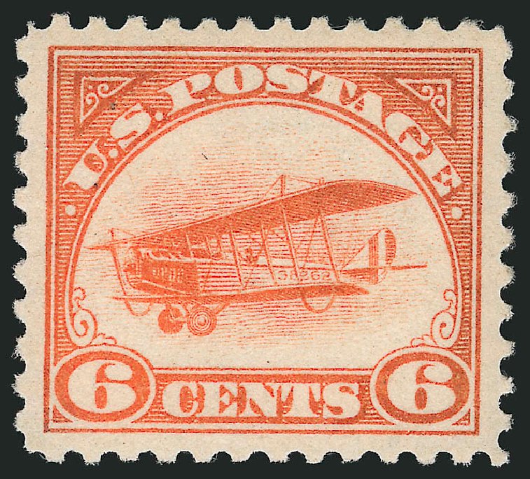 Price of US Stamps Scott Catalog # C1 - 1918 6c Air Curtiss Jenny. Robert Siegel Auction Galleries, Mar 2014, Sale 1067, Lot 1636
