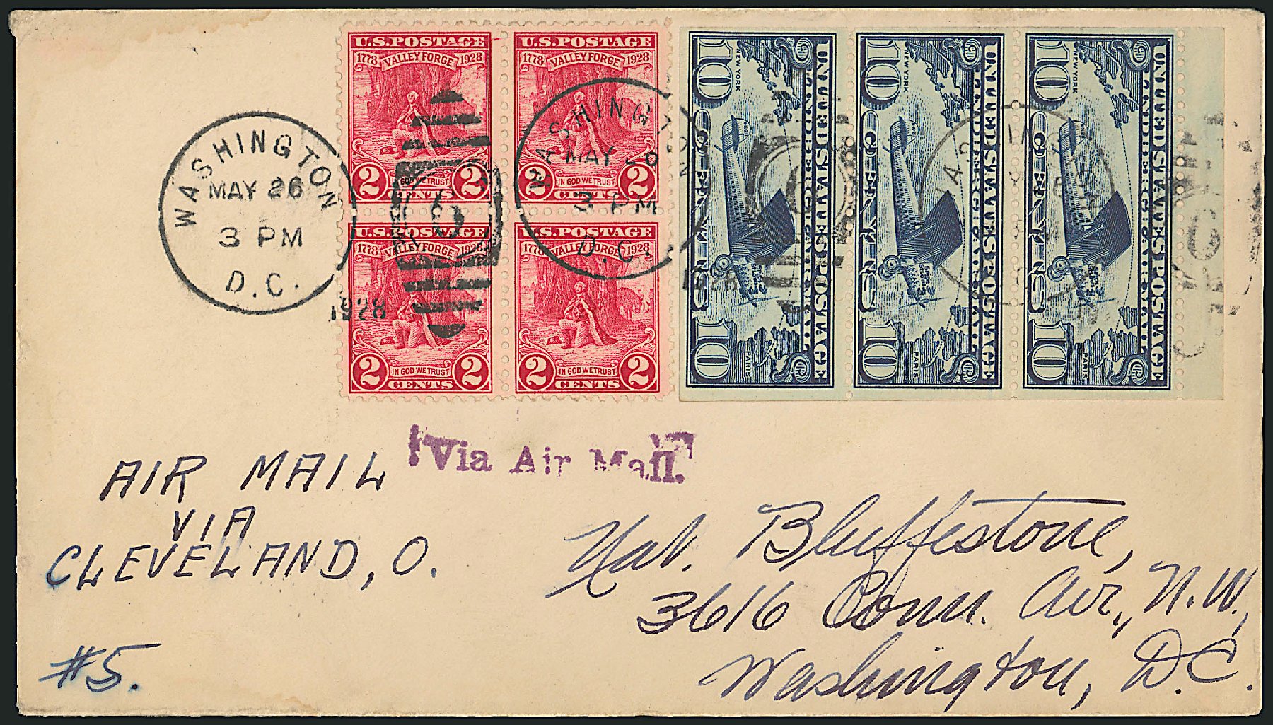 Price of US Stamp Scott Catalogue C10: 1927 10c Air Lindbergh Plane Spirit. Robert Siegel Auction Galleries, Jun 2010, Sale 991, Lot 1371