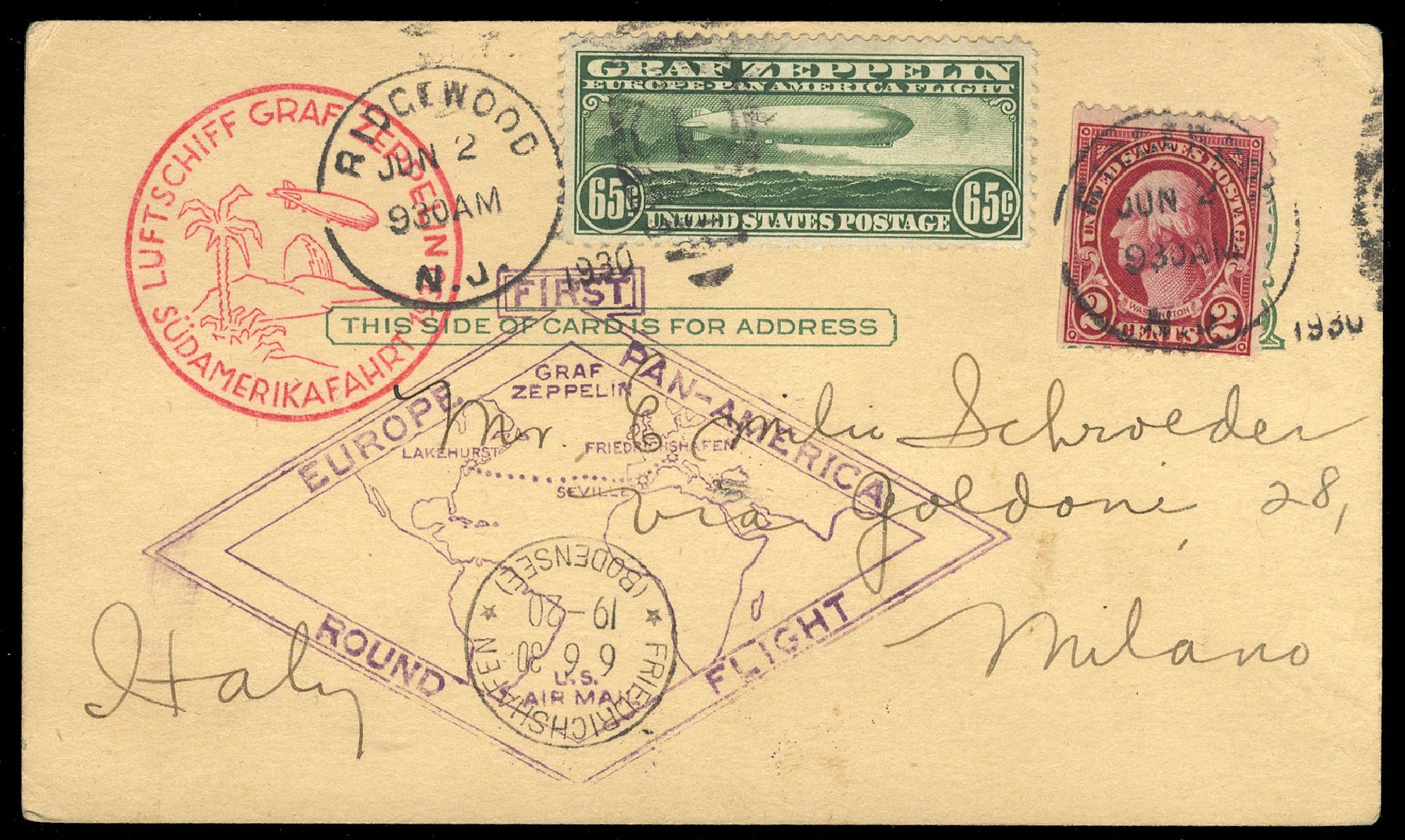 Value of US Stamps Scott Cat. #C13: 1930 65c Air Graf Zeppelin. Cherrystone Auctions, Apr 2011, Sale 201104, Lot 1049