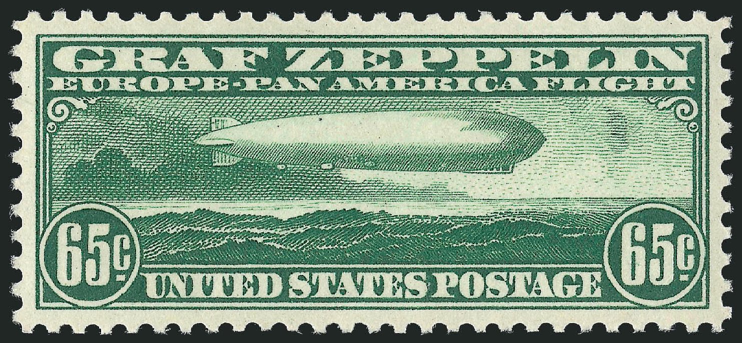 Prices of US Stamp Scott #C13 - 65c 1930 Air Graf Zeppelin. Robert Siegel Auction Galleries, Dec 2010, Sale 1000, Lot 1264