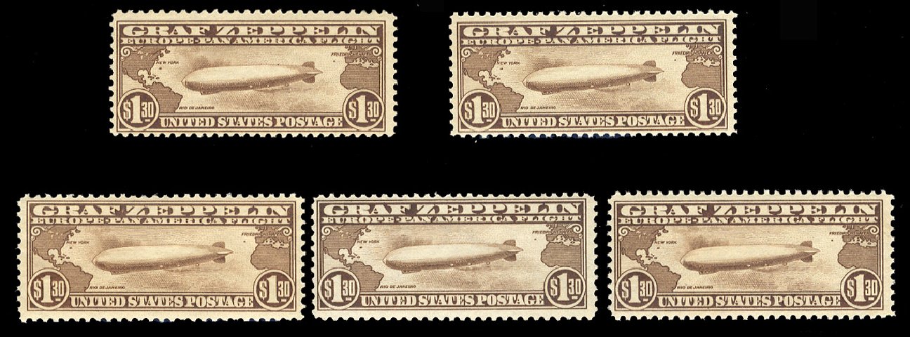 Price of US Stamps Scott C14: US$1.30 1930 Air Graf Zeppelin. Cherrystone Auctions, Apr 2011, Sale 201104, Lot 1050