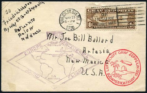 Price of US Stamps Scott Cat. C14: 1930 US$1.30 Air Graf Zeppelin. Harmer-Schau Auction Galleries, Apr 2010, Sale 85, Lot 332
