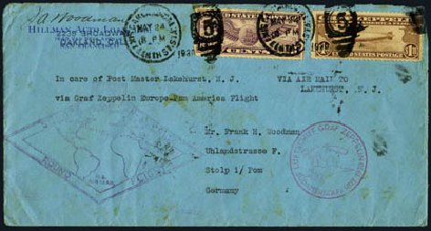 Value of US Stamps Scott Catalog #C14 - 1930 US$1.30 Air Graf Zeppelin. Harmer-Schau Auction Galleries, Oct 2011, Sale 91, Lot 343