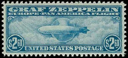US Stamps Value Scott Catalogue #C15: US$2.60 1930 Air Graf Zeppelin. H.R. Harmer, Nov 2013, Sale 3004, Lot 1367