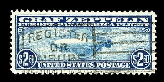 Prices of US Stamps Scott Cat. # C15 - US$2.60 1930 Air Graf Zeppelin. Spink Shreves Galleries, May 2014, Sale 148, Lot 367