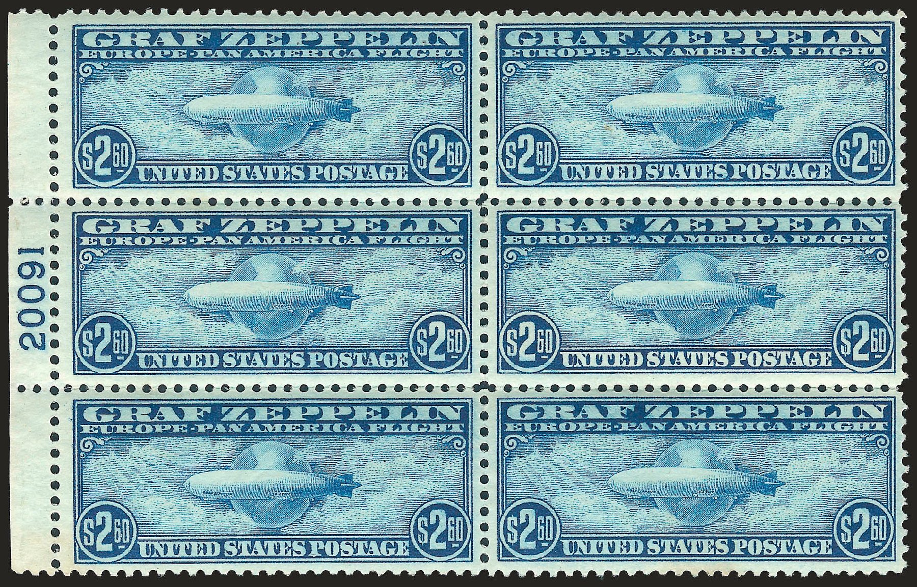 US Stamp Price Scott Catalog C15: US$2.60 1930 Air Graf Zeppelin. Robert Siegel Auction Galleries, Apr 2009, Sale 971, Lot 1958