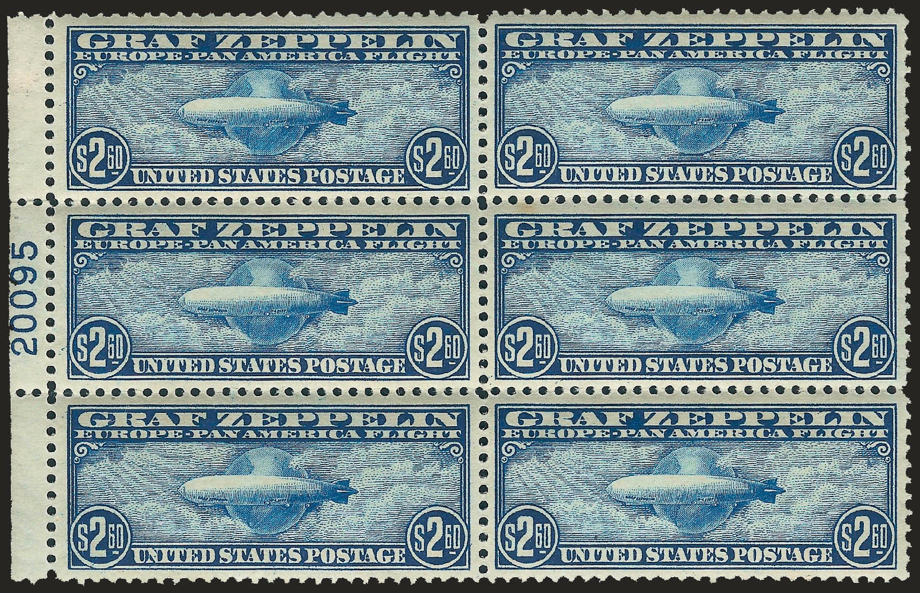 US Stamp Price Scott Cat. C15: US$2.60 1930 Air Graf Zeppelin. Robert Siegel Auction Galleries, Apr 2009, Sale 971, Lot 1968