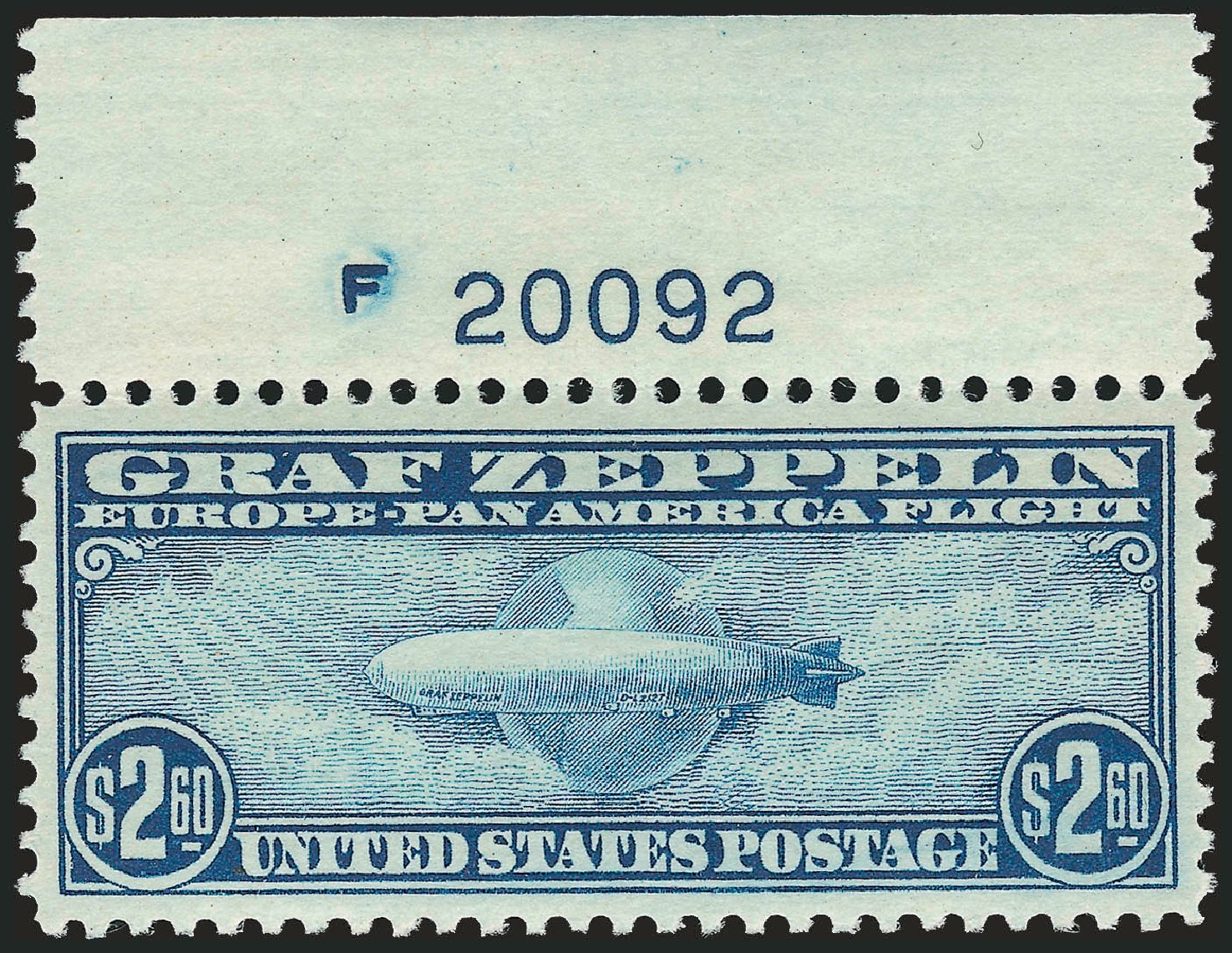 US Stamp Prices Scott Catalog #C15: US$2.60 1930 Air Graf Zeppelin. Robert Siegel Auction Galleries, Apr 2010, Sale 984, Lot 1078