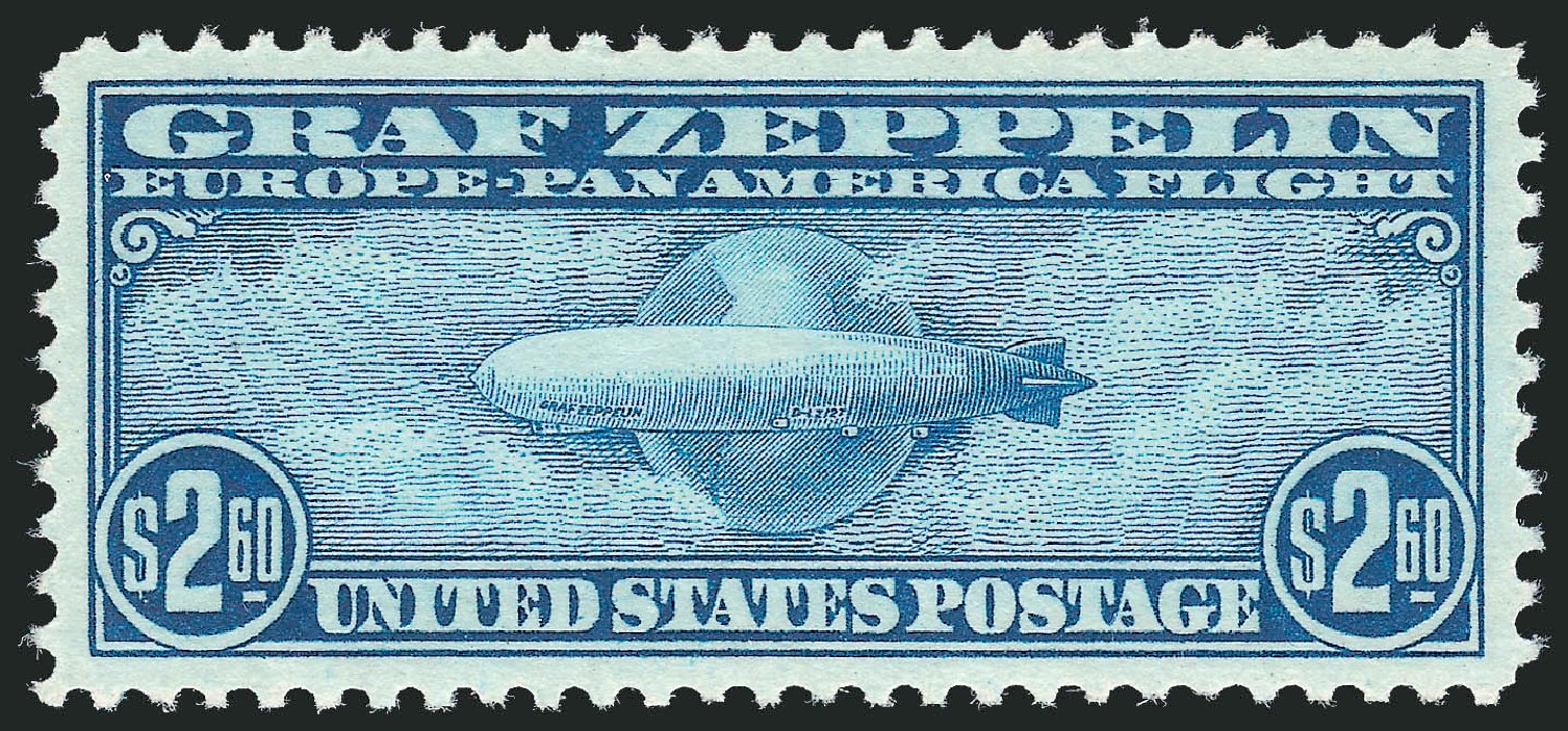 US Stamps Values Scott #C15: US$2.60 1930 Air Graf Zeppelin. Robert Siegel Auction Galleries, Mar 2011, Sale 1007, Lot 2930