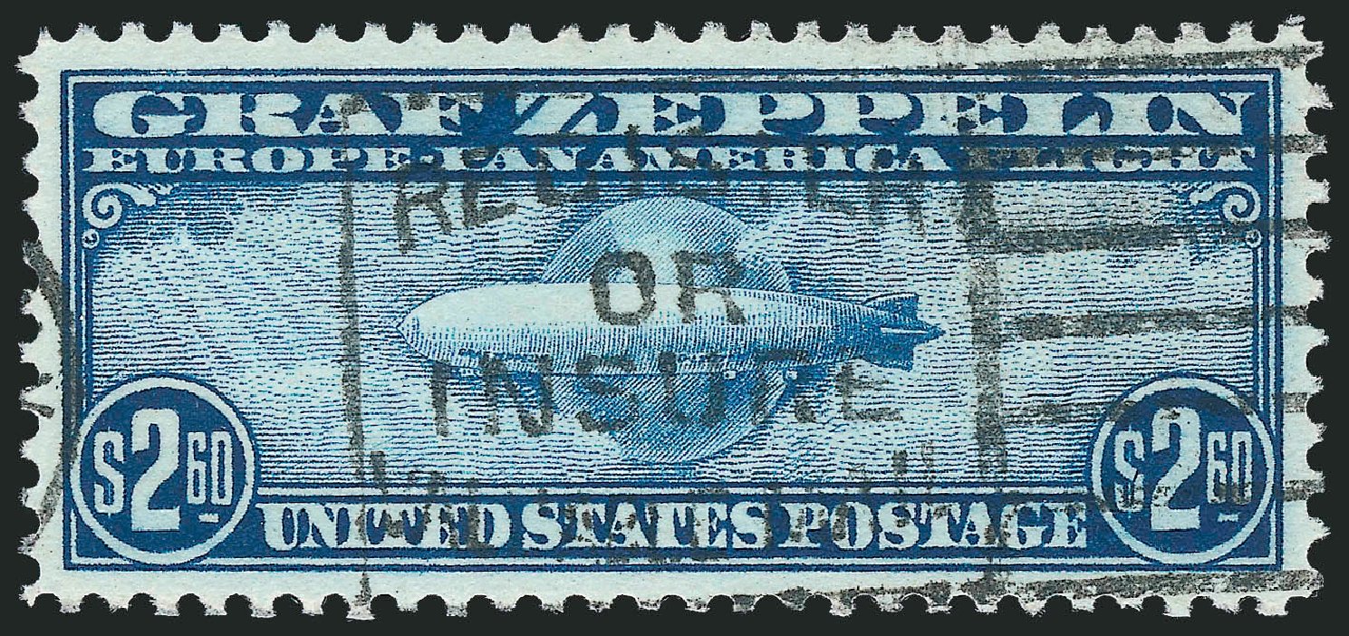 Value of US Stamps Scott C15 - 1930 US$2.60 Air Graf Zeppelin. Robert Siegel Auction Galleries, Dec 2012, Sale 1037, Lot 2230