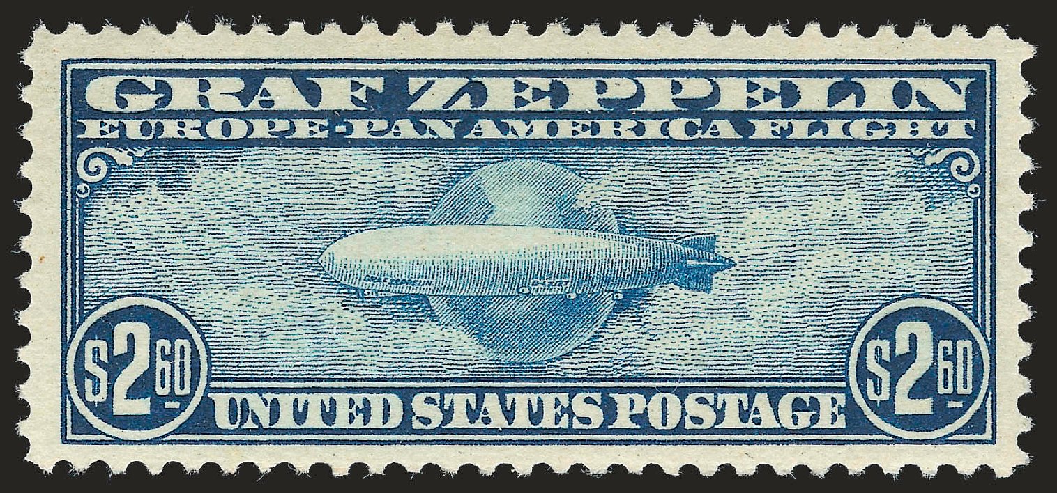 Price of US Stamp Scott Cat. #C15 - US$2.60 1930 Air Graf Zeppelin. Robert Siegel Auction Galleries, Apr 2010, Sale 984, Lot 1080