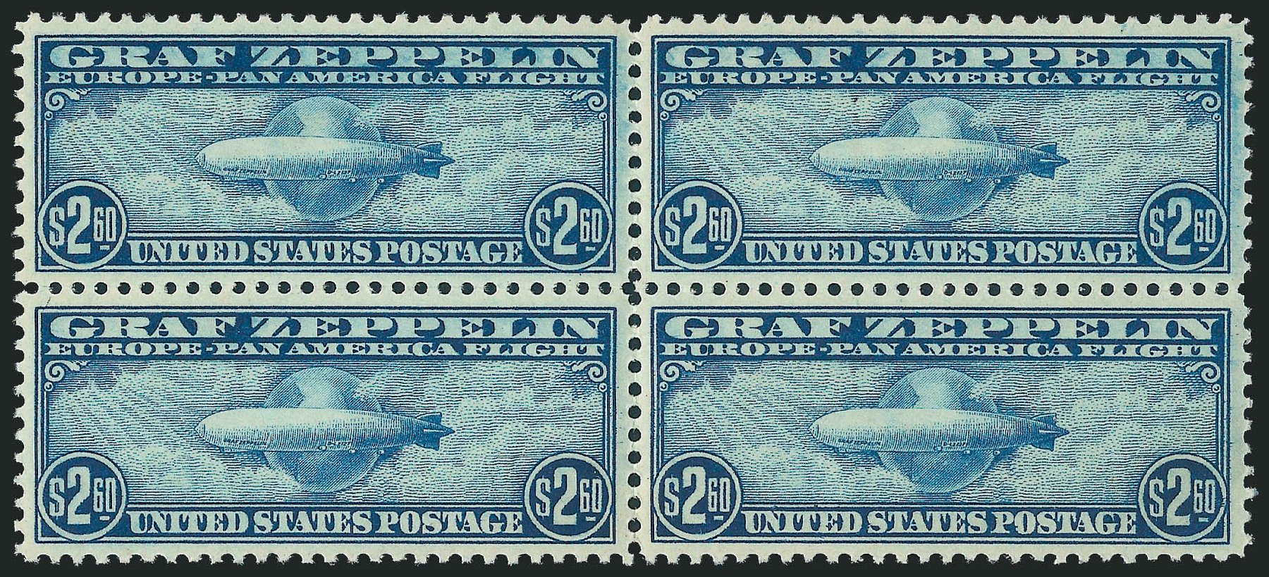 US Stamp Values Scott Catalogue # C15 - US$2.60 1930 Air Graf Zeppelin. Robert Siegel Auction Galleries, Oct 2010, Sale 997, Lot 6190