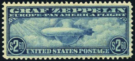 US Stamp Value Scott Cat. C15 - US$2.60 1930 Air Graf Zeppelin. Harmer-Schau Auction Galleries, Aug 2012, Sale 94, Lot 1731