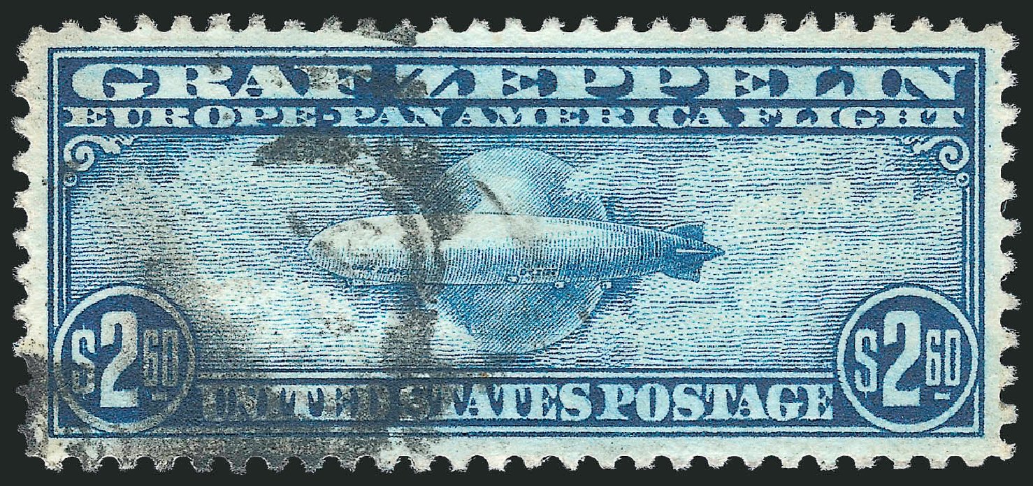 Costs of US Stamps Scott Cat. C15 - US$2.60 1930 Air Graf Zeppelin. Robert Siegel Auction Galleries, Oct 2011, Sale 1014, Lot 2201