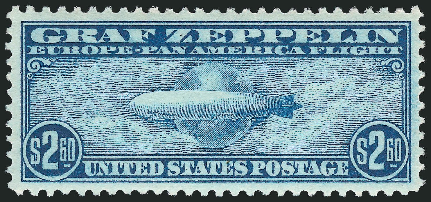 US Stamp Prices Scott Catalogue #C15: 1930 US$2.60 Air Graf Zeppelin. Robert Siegel Auction Galleries, Mar 2012, Sale 1019, Lot 931