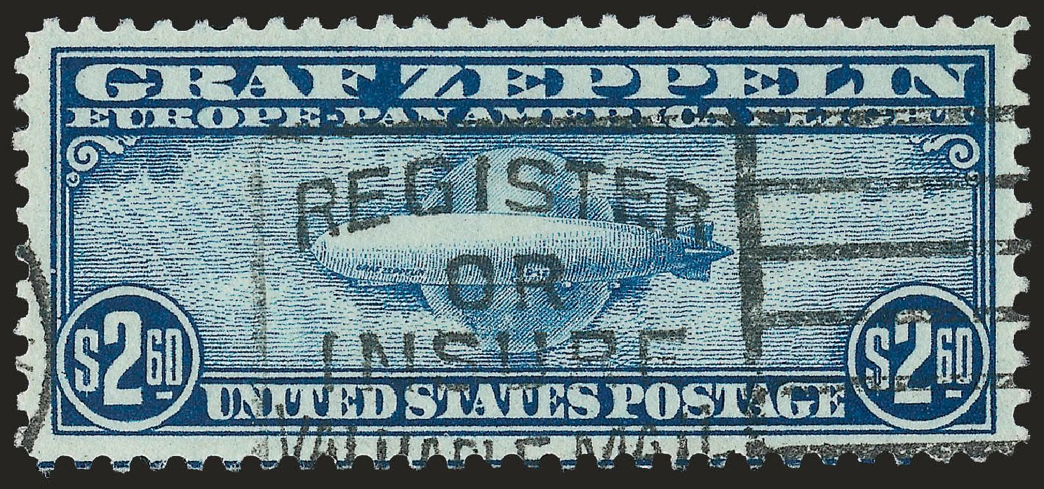 US Stamp Price Scott Cat. C15 - US$2.60 1930 Air Graf Zeppelin. Robert Siegel Auction Galleries, Jun 2010, Sale 992, Lot 2591