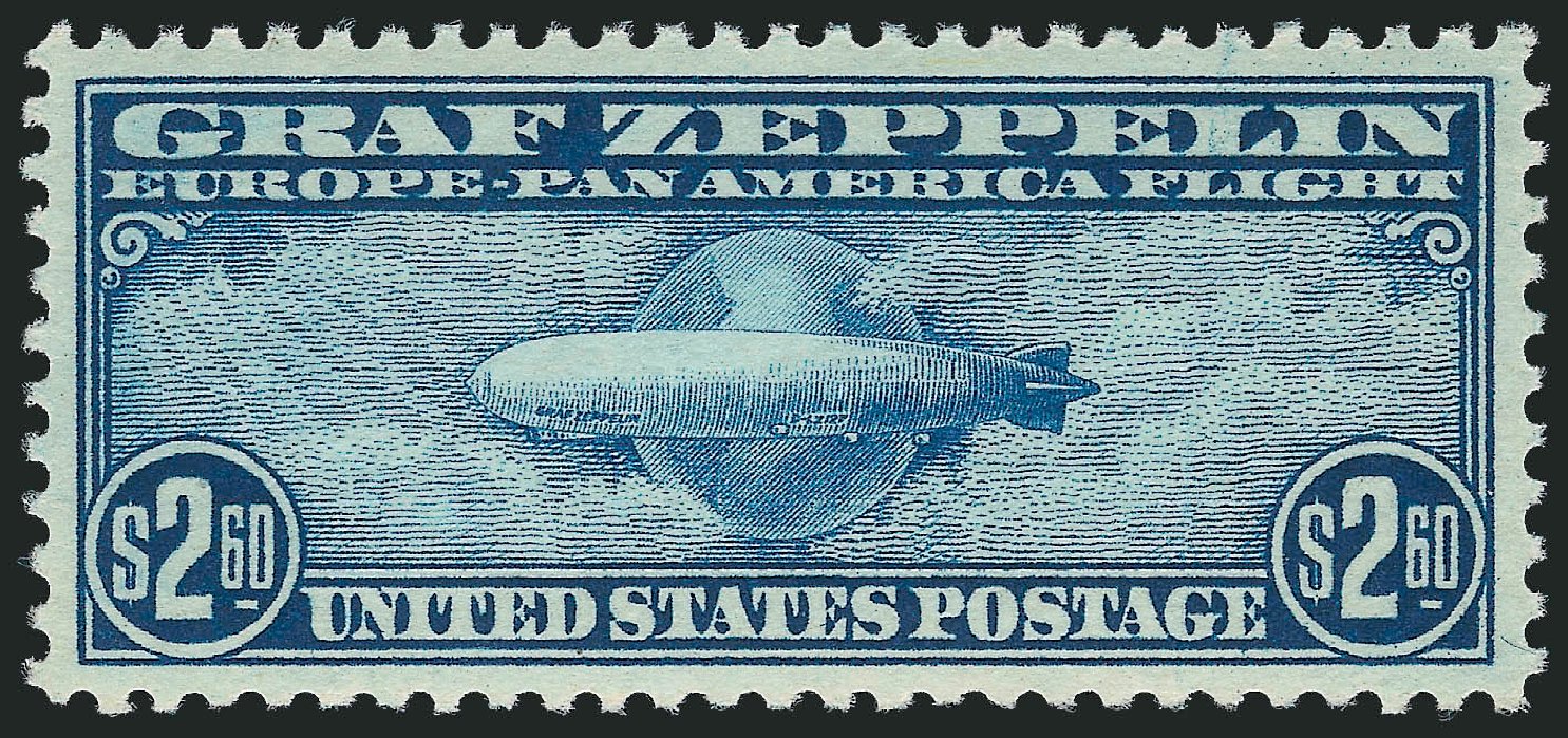 US Stamp Value Scott Cat. C15: US$2.60 1930 Air Graf Zeppelin. Robert Siegel Auction Galleries, Oct 2011, Sale 1014, Lot 2194