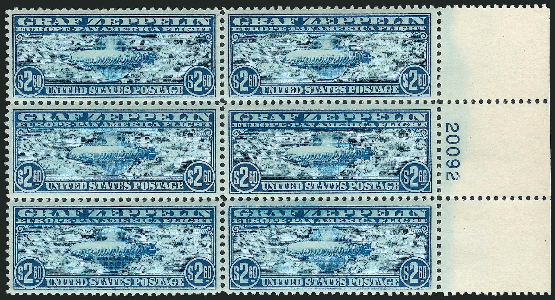 US Stamps Price Scott Cat. #C15: US$2.60 1930 Air Graf Zeppelin. Robert Siegel Auction Galleries, Apr 2009, Sale 971, Lot 1964